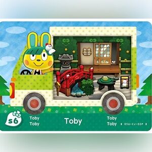 Toby Green Amiibo Card Sanrio Hello Kitty with Nintendo